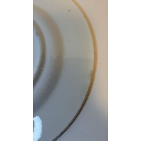 Pier 1 Imports Set-2 Versailles Ceramica Quadrifoglio Blue Green Luncheon Plates - Picture 10 of 12